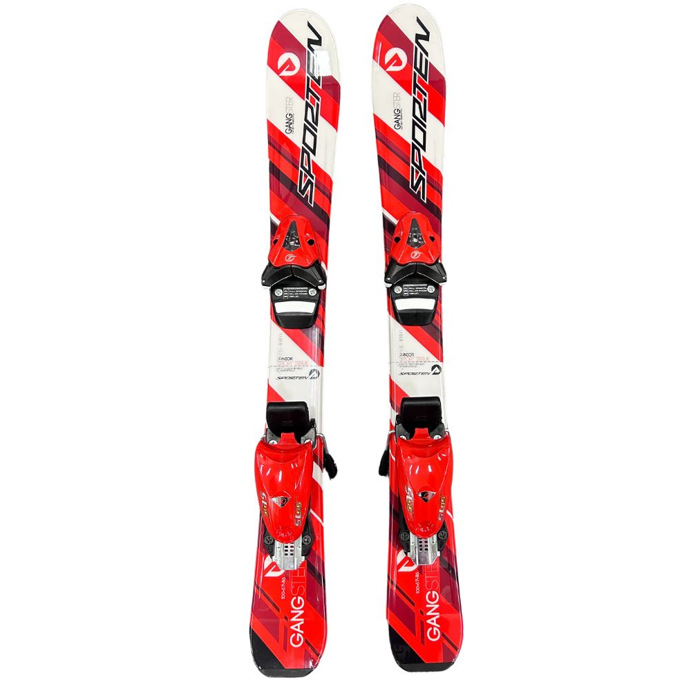 Ski Sporten Gangster + Bindung SL4,5 rot/schwarz